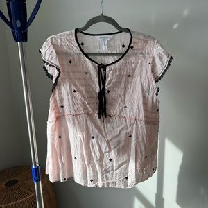Pink and Black Top from Addition Elle - 1X
